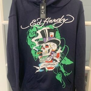 Ed Hardy Men's Graphic Hoodie